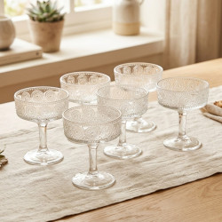 Glass Bowls 6 Pcs